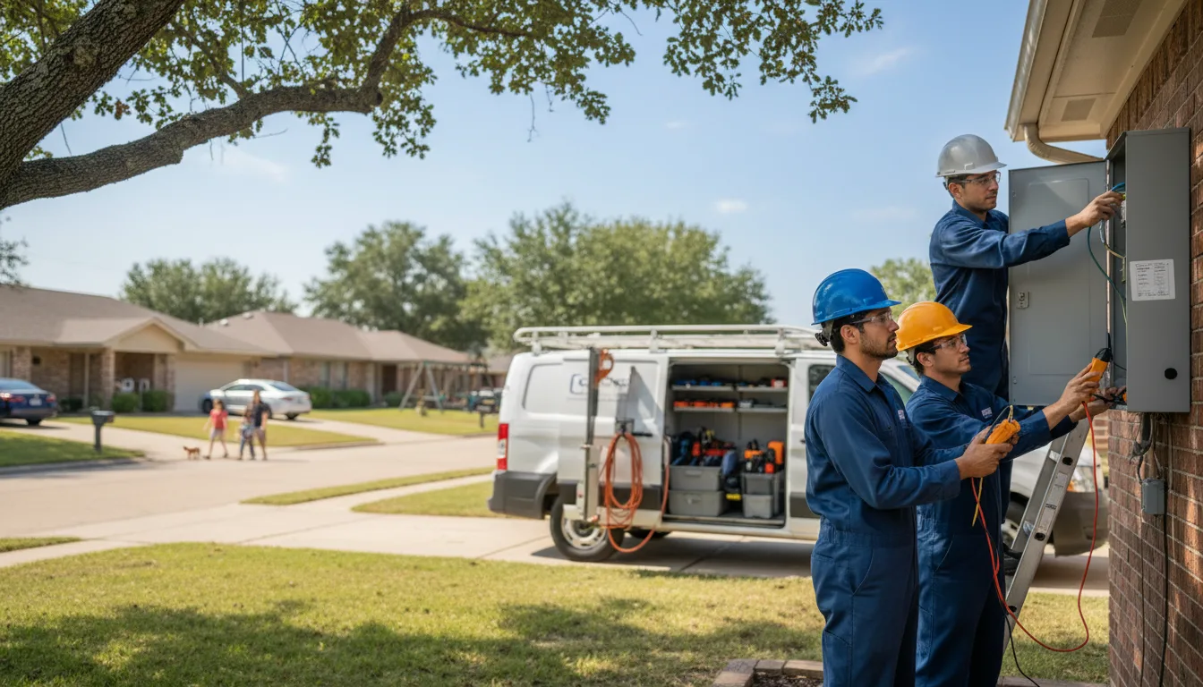 Certified electrician providing emergency electrical services in Thompsonville, MI